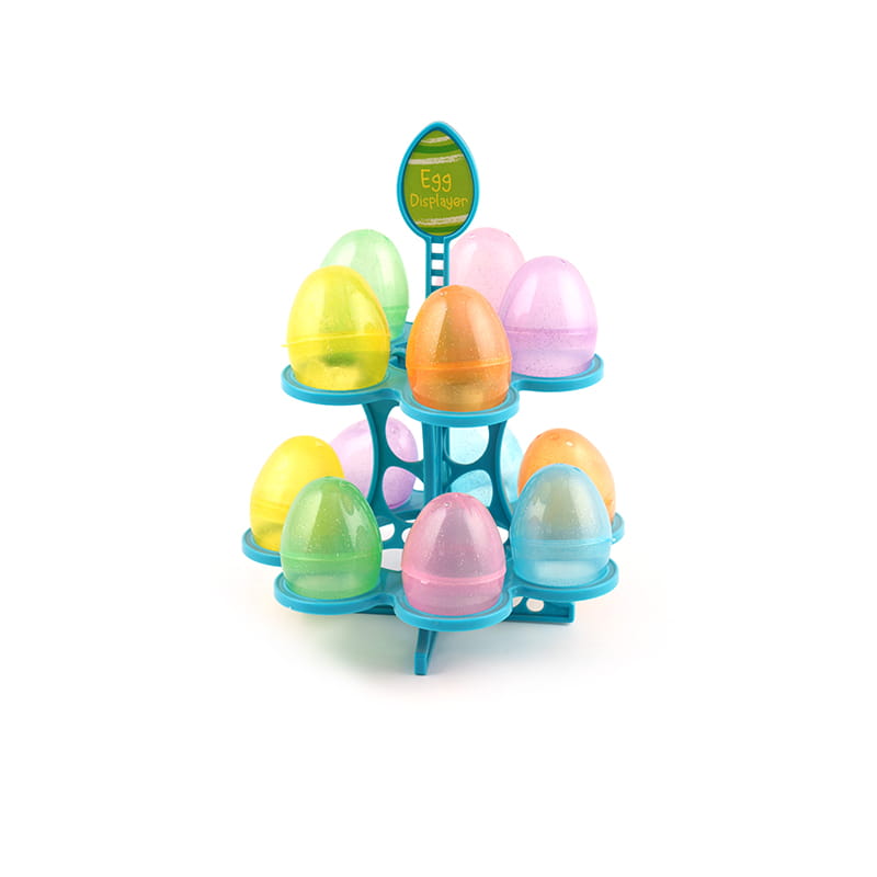 Plastik na glitter easter egg toy