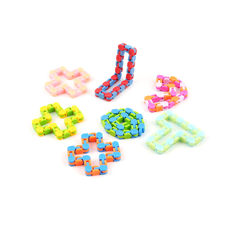 24 Mga link ng decompression chain plastic toy